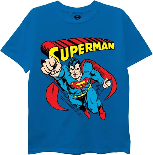Vista 4 de DC Comics Batman, Superman, Justice League - Paquete de 3 camisetas para niños, paquete de 3 camisetas