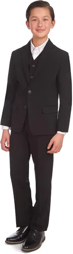 Vista 2 de Calvin Klein Conjunto de traje formal de 3 piezas para niño