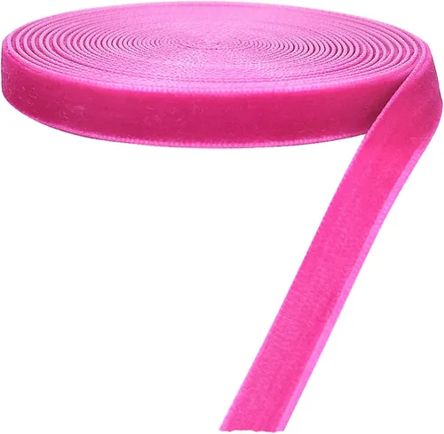 Vista 23 de Chenkou Craft 5 yardas de cinta de terciopelo para decoración navideña y embalaje artesanal