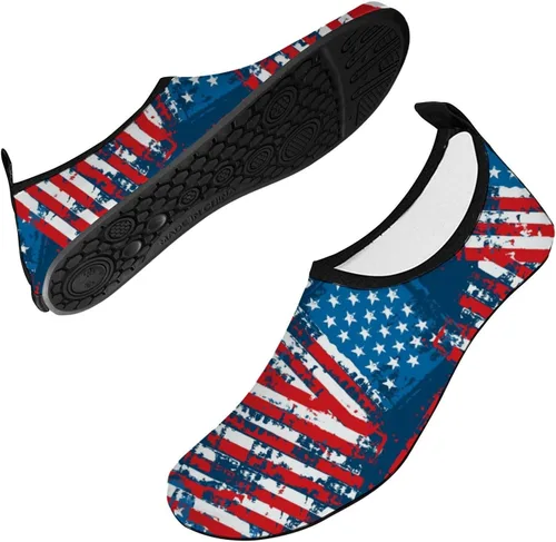 Vista 5 de Zooshum Zapatos de agua de perezoso para hombres y mujeres, de secado rápido, para nadar, descalzos, playa, antideslizantes, para piscina, zapatos