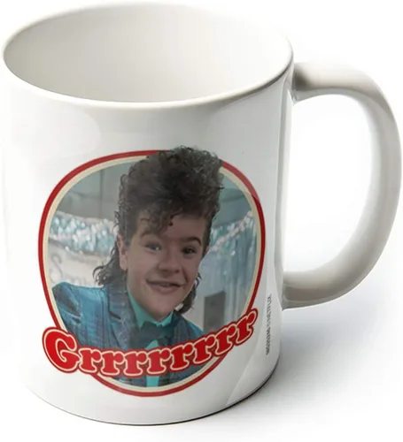 Vista 2 de Stranger Things - Taza de cerámica con Dustin Purring en caja de presentación - Producto