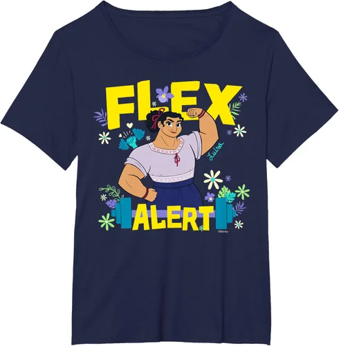 Vista 18 de Disney Encanto Luisa Madrigal Flex Alert Camiseta, Negro