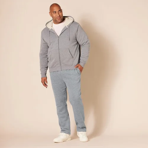 Vista 8 de Tienda Essentials - Pantalón deportivo de vellón con parte inferior abierta para hombre (disponible en tallas grandes y altas)