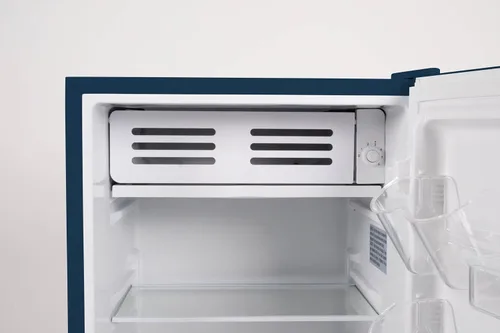 Vista 5 de Frigidaire Refrigerador - Mini refrigerador retro con ahorro de energía, control de termostato ajustable, ideal para dormitorio, oficina, RV, Azul