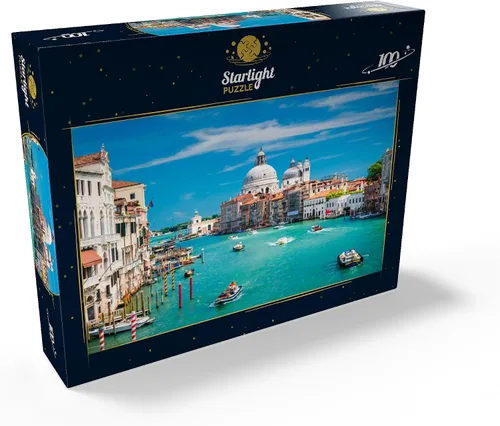 Vista 2 de MyPuzzle Grand Canal in The Sunshine of Summer in Venice Italy - Rompecabezas de 100 piezas prémium para adultos