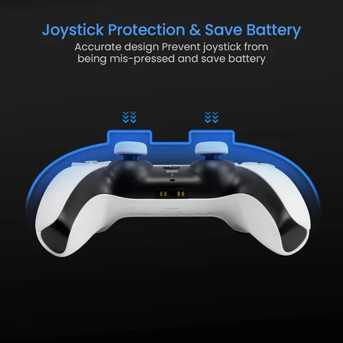 Vista 4 de tomtoc Funda protectora para mando de PS5 protector rígido para mando a distancia inalámbrico de Playstation 5 DualSense a prueba de golpes