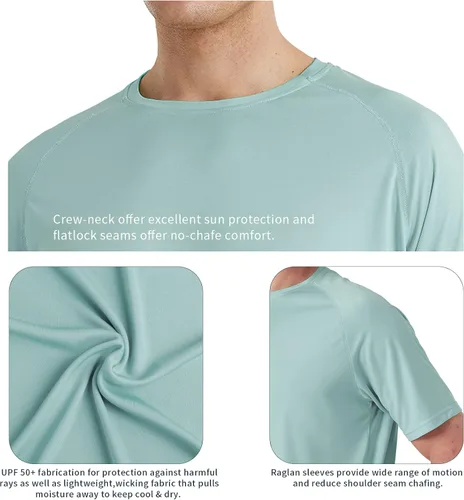 Vista 5 de SG Edge Men's Short Sleeve Shirt Basic Outdoor Series Sun Protection