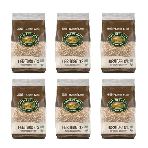 Vista 2 de Cereales Nature's Path orgánicos, copos Heritage, caja de 13.25 onzas (paquete de 6)