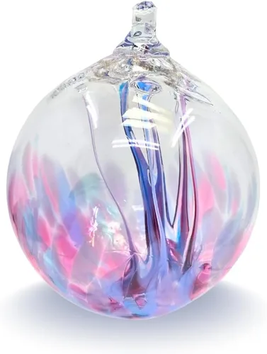 Vista 14 de Luke Adams Glass Mini árbol de la vida de cristal de 3 pulgadas Adorno hecho a mano Bola colgante para observar jardín Decoración del hogar