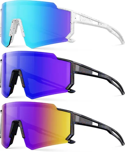 Vista 12 de Fanshen Kids Baseball Sunglasses Youth - Sports Polarized Sunglasses Softball Cycling for Boys Girls Ages 3-12 UV Protection
