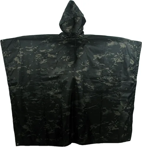 Vista 10 de MINUSE Impermeable impermeable Poncho al aire libre militar táctico impermeable camping senderismo trajes viaje paraguas lluvia