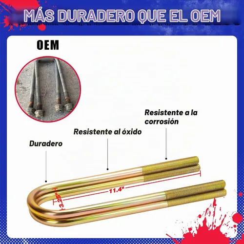 Vista 6 de KSP Kit de bloque de elevación de nivelación trasero de 1 pulgada para Ford F150 2021+, bloques de elevación traseros de aluminio con pernos en U