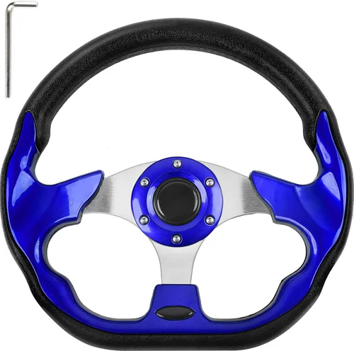 Vista 13 de Volante para carrito de golf, compatible con EZGO TXT RXV, Club Car DS Precedent Tempo, Yamaha G2-G29 para la mayoría de los carritos de golf