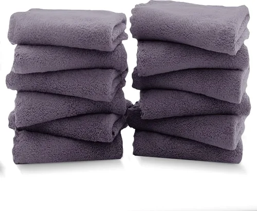 Vista 52 de TENSTARS Toallas de baño de seda con dobladillo para liquidación de baño - 27 x 55 pulgadas - Ligeras, delgadas, de secado rápido - Toalla