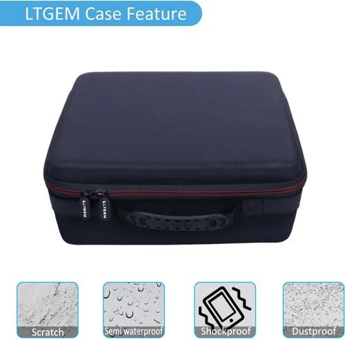 Vista 9 de LTGEM EVA Hard Case for Oculus Quest 2 Quest All-in-one VR Gaming Headset - Travel Carrying Protective Storage BagNot for Quest 2 Elite Strap