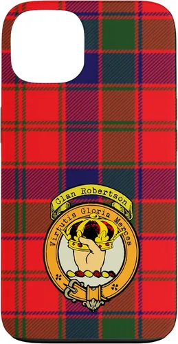 Vista 7 de Robertson Clan Scottish Crest and Tartan Case for iPhone 16
