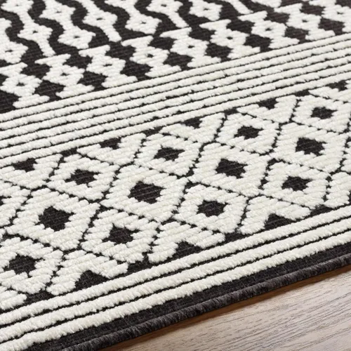 Vista 7 de Surya Cottage Lyna Alfombra lavable, 2' x 2'10" (2' x 3'), carbón