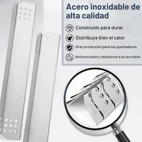 Vista 6 de Criditpid Piezas de repuesto para parrilla Kitchenaid 720-0745B 740-0780 720-0745 720-0733A 720-0745A 720-0733, quemador de parrilla quemador