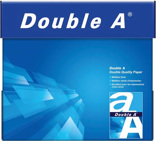 Vista 3 de Double A Papel de impresión A4 - 500 hojas - 80GSM- Dimensiones 8.3" x 11.7" - Blanco