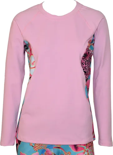 Vista 14 de Private Island Camiseta de entrenamiento de manga larga para mujer con protección UPF 50+ (RGT)