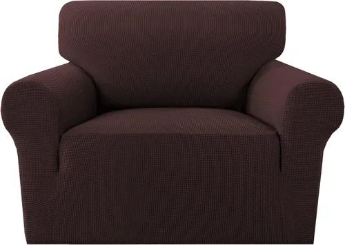 Vista 42 de MeilleMaison Funda elástica para silla reclinable, funda para sofá de 1 pieza con parte inferior elástica, lavable, protector de muebles Negro