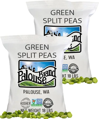 Vista 11 de Palouse Brand Guisantes verdes certificados sin residuos de glifosato 1 libra Sin OMG Kosher