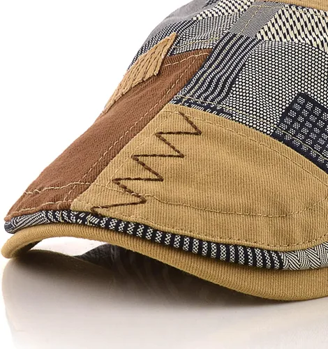 Vista 5 de M MOACC Boina para hombre, con hebilla de algodón, ajustable, gorra de periódico de Cabbie Gatsby