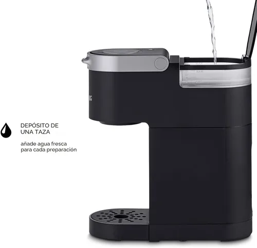 Vista 5 de Keurig K-Mini CoffeeFeer, Brewer Single Sirve K-Cup POD Coffee, de 6 a 12 oz. Tamaños de preparación, negro Single-Serve K-Cup Brewer, Brews 6-12