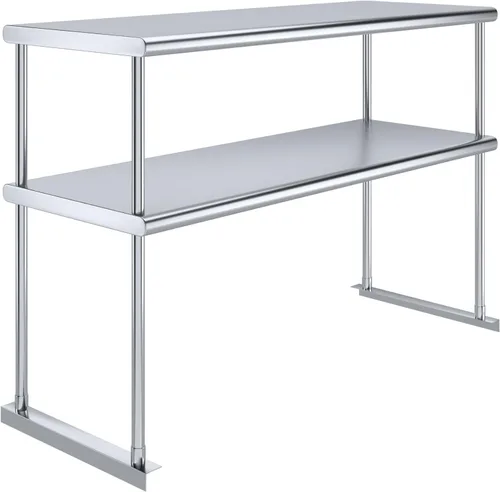 Vista 12 de NSF - Estantería doble de acero inoxidable