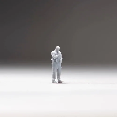 Vista 14 de Figuras en miniatura a escala 1:64, figura de acción de diorama, gente pequeña, accesorios de escena de resina, muñequeras, figuras de miniaturas