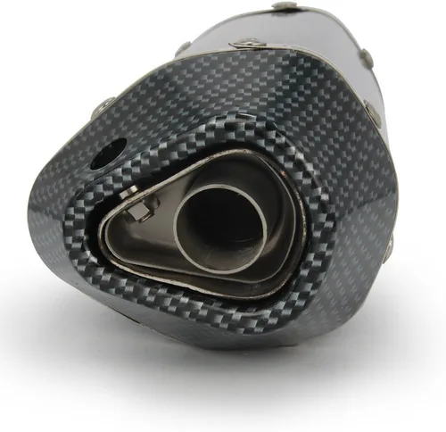 Vista 4 de JFG RACING Silenciador de escape Slip On para motocicleta, moto de cross, moto de tierra, ATV, 1,5-2" universal para moto de calle, moto de pista