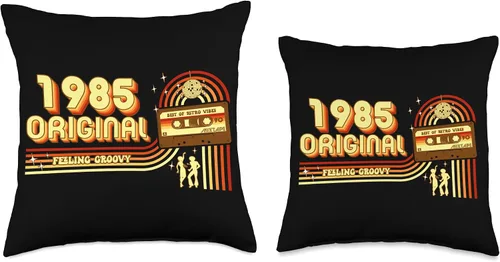 Vista 3 de 1985 vintage birthday retro Limited Edition men woman gift Throw Pillow