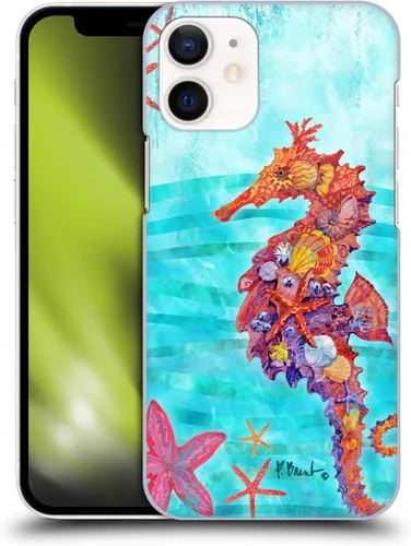 Vista 11 de Head Case Designs Officially Licensed Paul Brent Agate Mermaid Coastal Hard Back Case Compatible with Apple iPhone 12 Mini