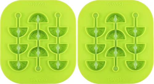 Vista 4 de Tovolo Heart Swizzle - Molde de hielo para agitador, tamaño Highball, silicona flexible, apto para lavavajillas
