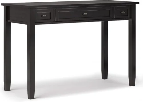 Vista 15 de SIMPLIHOME Warm Shaker - Juego de 2 piezas para oficina en casa, escritorio de madera maciza de 48 pulgadas Marrón castaño