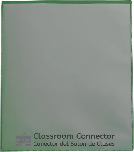 Vista 2 de C-Line aula Conector School-to-Home Fólders, Verde