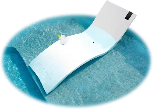Vista 9 de Floating Luxuries Kai - Tumbona para piscina, color blanco ártico, juego