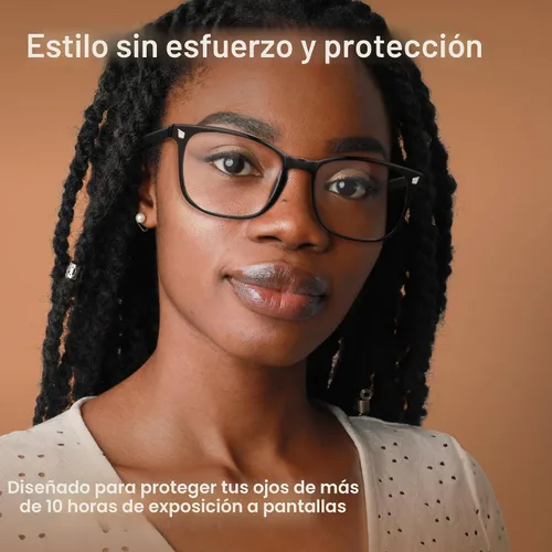 Vista 6 de Gaoye - Paquete de 3 anteojos de bloqueo de luz azul, falsos, cuadrados, de moda, anti rayos UV, para computadora, juegos, para mujeres/hombres