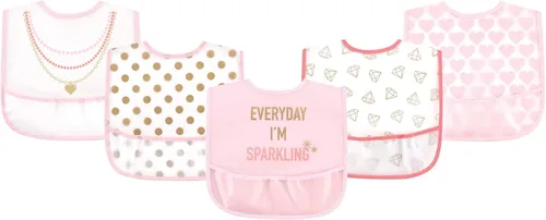 Vista 7 de Little Treasure Baberos PEVA impermeables unisex para bebés