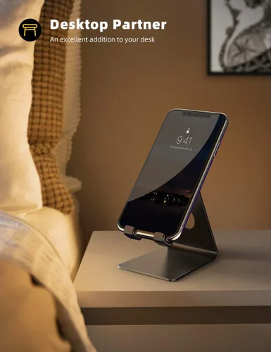 Vista 8 de Lamicall Soporte para teléfono celular y soporte impermeable para teléfono de ducha