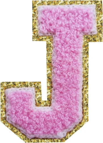 Vista 150 de 3Pcs Letter Patches Varsity Glitters Chenille,SPRT Iron on Blue Letter Patch,Alphabet Cloth Patch for Team Costume Decoration 3.1in Height S