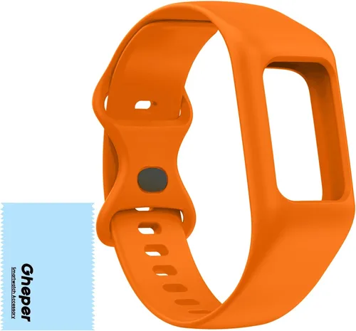 Vista 9 de Correa de reloj suave compatible con Fitbit Charge 6, Charge 5, Charge 4, Charge 3/3SE, correa de muñeca de silicona protectora todo en uno, correa