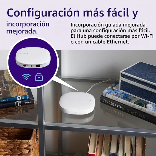 Vista 6 de SmartThings Hub de 3ra Generación [GP-U999SJVLGDA] Hub de Automatización del Hogar Inteligente Monitoreo del Hogar Dispositivos Inteligentes