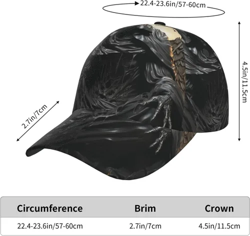 Vista 7 de Gorra de béisbol Gorra de camionero ajustable Snapback Moda Sombreros para papá