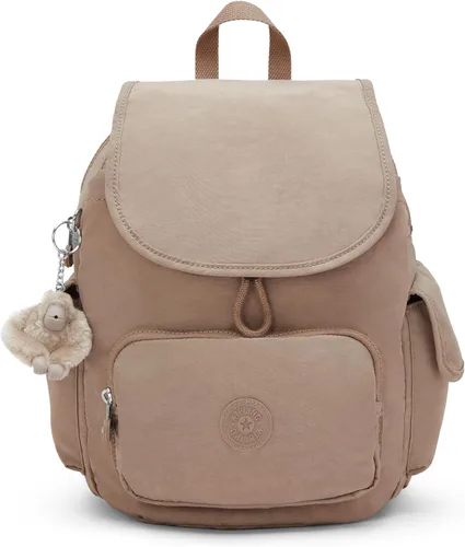Vista 43 de Mochila pequeña Kipling City Pack para mujer, mochila ligera y versátil para el día, Negro (Black Noir), Pequeño
