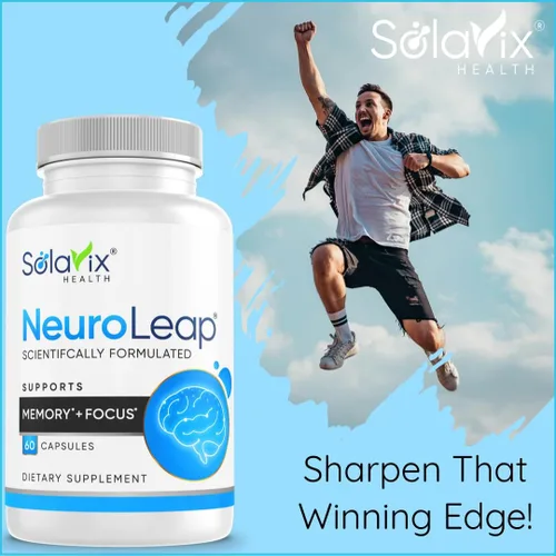 Vista 4 de NeuroLeap Premium Suplemento nootrópico para la salud cerebral Fabricado en Estados Unidos Apoya la memoria, la concentración, la claridad