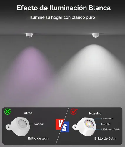 Vista 6 de Luces permanentes navideñas para exteriores, 100 pies RGBWW/60LM Triple-LED
