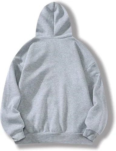 Vista 2 de DIDK Sudadera casual de manga larga con cordón y bolsillos para mujer