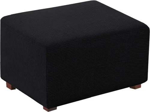 Vista 22 de Flamingo P Funda otomana elástica cuadrada, protector de muebles, protector de muebles plegable, protector de muebles, funda suave con parte