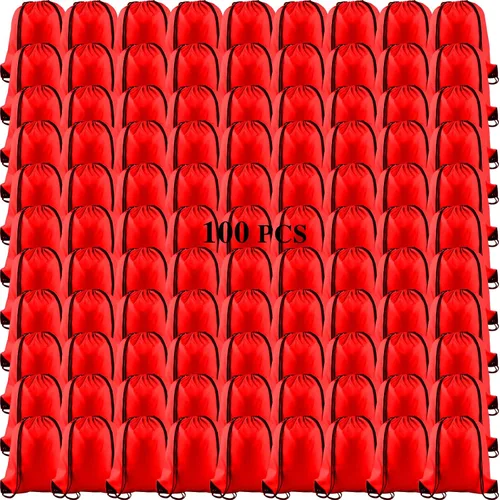 Vista 36 de KUUQA Mochila con cordón a granel, bolsas de almacenamiento para deporte, gimnasio, viajes, Negro, Viajar